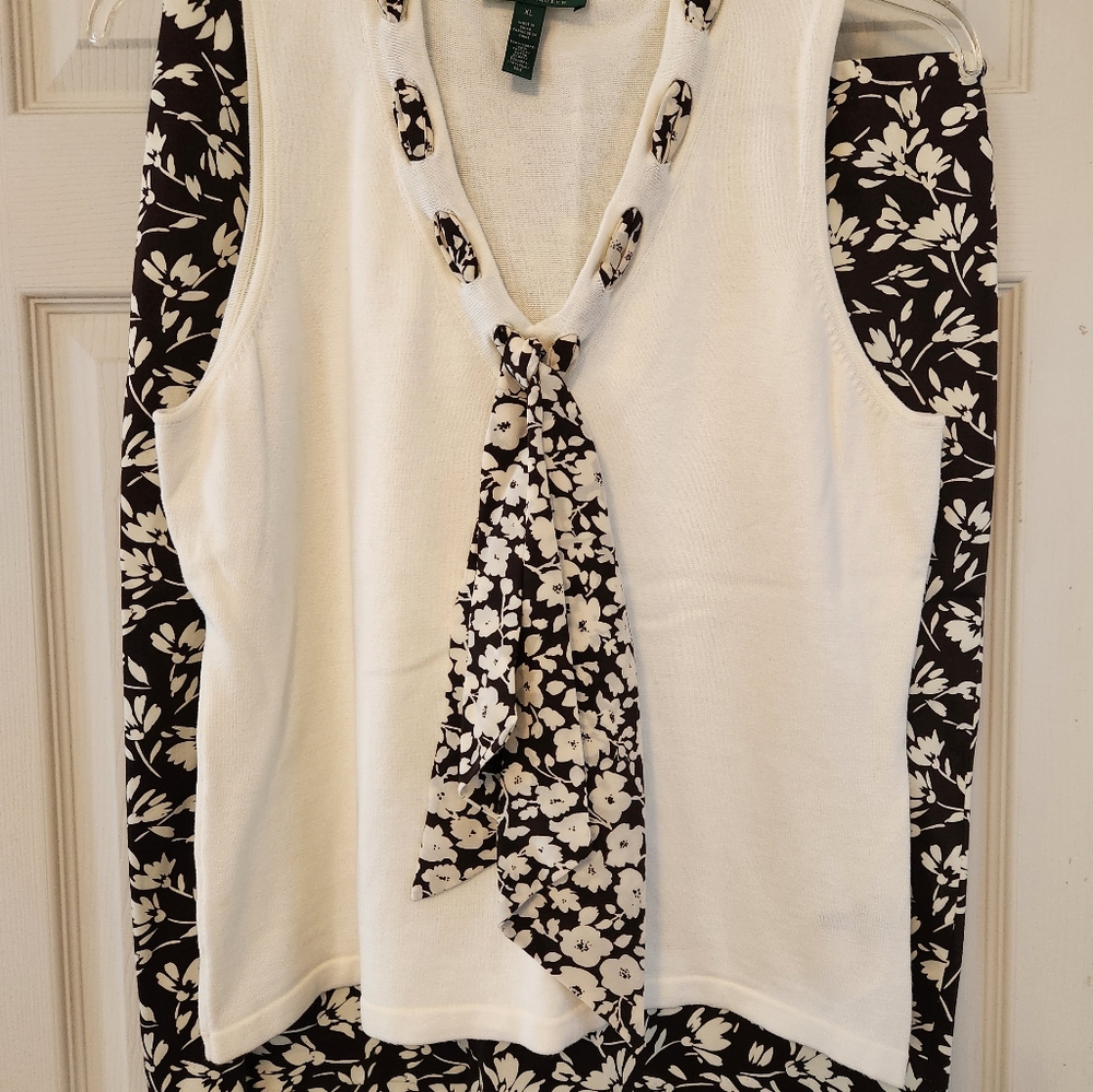 LAUREN 2pc skirt/top EUC